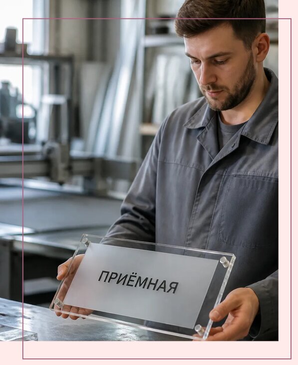 Таблички из оргстекла на заказ в Геленджике от 4054 р. | Аванза-Глн